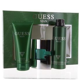 GIFTSET - GUESS 2.5 OZ  SPR 3 PCS MEN