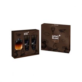 GIFT SET - MONT BLANC "LEGEND NIGHT" 3.3OZ EDT SPRAY "3PCS" -MEN