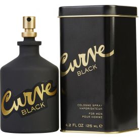 LIZ CLAIBORNE "CURVE BLACK" 4.2OZ EDT SPR MEN