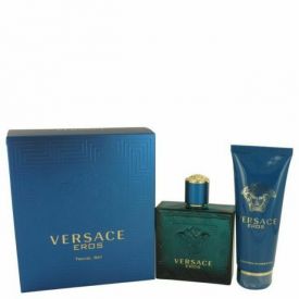 GIFT SET - VERSACE "EROS" 3.4OS EDP SPR + MINI +BAG "3PCS" WOMEN